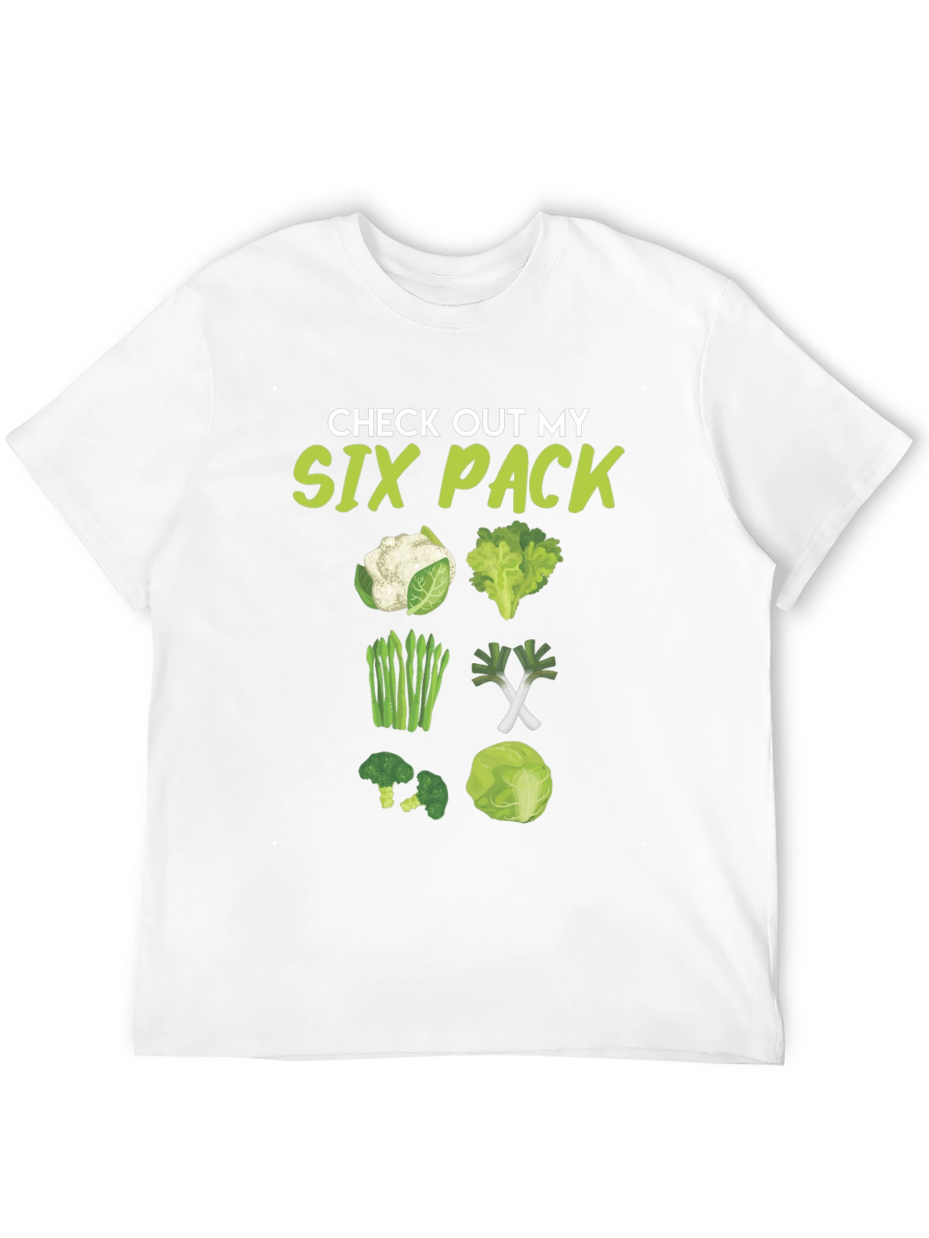 Check Out My Six Pack Veggie T-Shirt