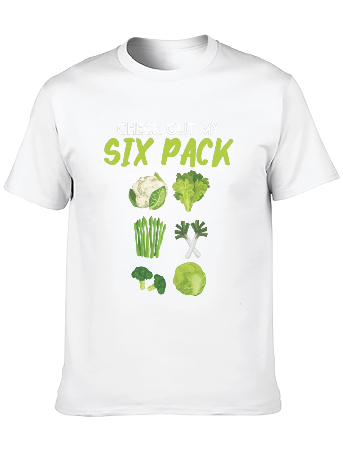 Check Out My Six Pack Veggie T-Shirt