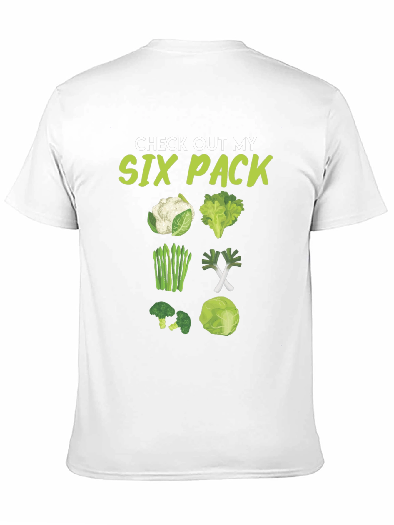 Check Out My Six Pack Veggie T-Shirt