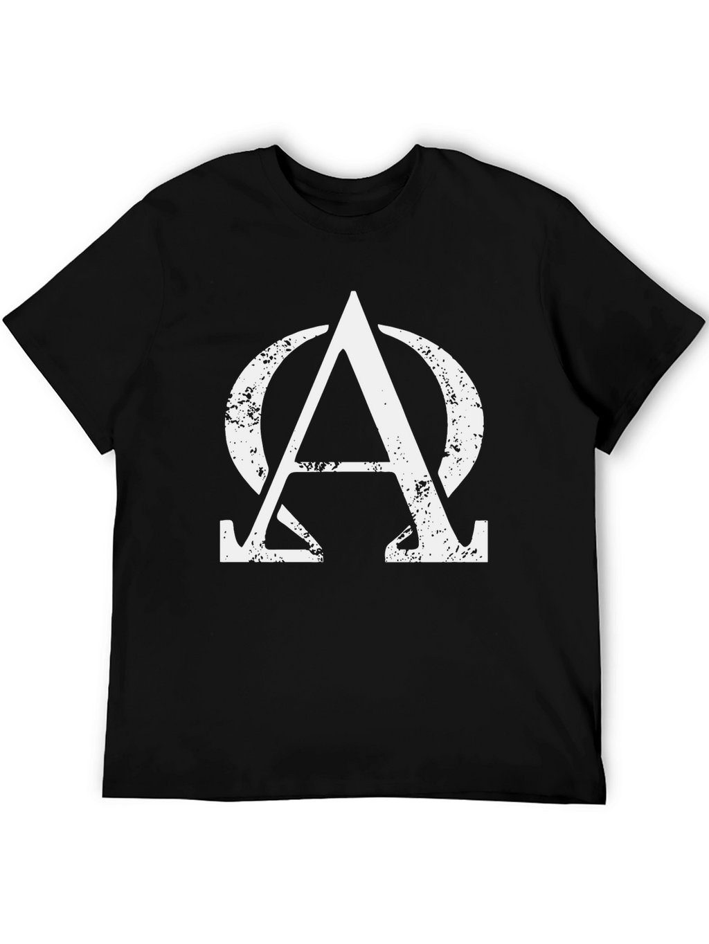 Alpha Omega Distressed Graphic T-Shirt
