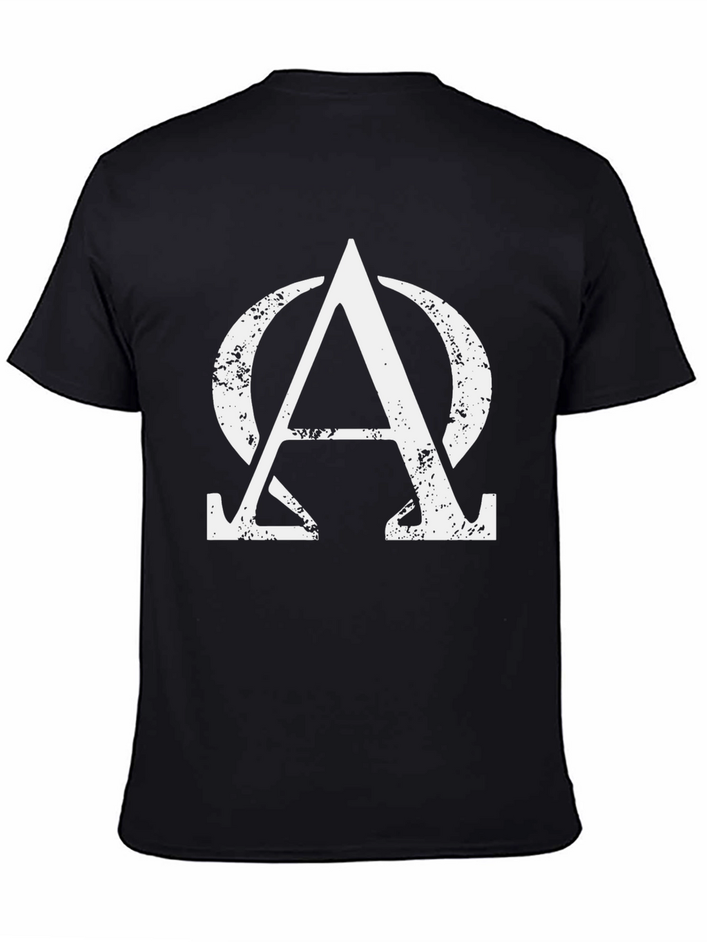 Alpha Omega Distressed Graphic T-Shirt