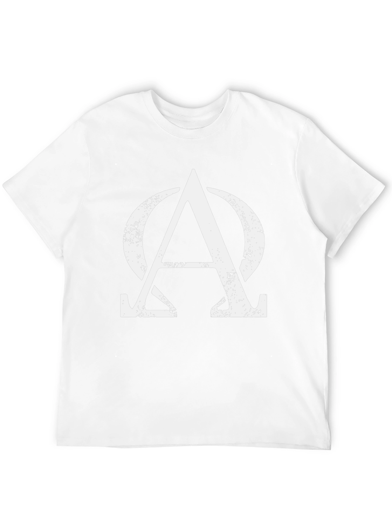 Alpha Omega Distressed Graphic T-Shirt