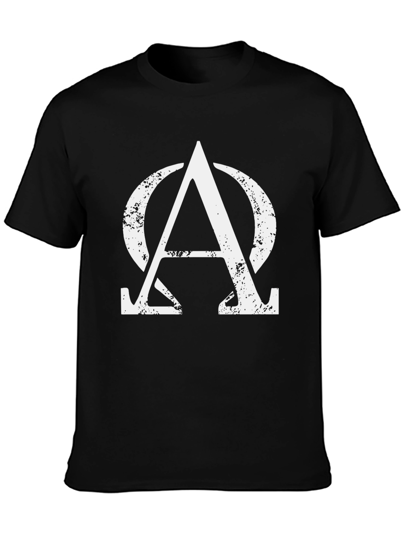 Alpha Omega Distressed Graphic T-Shirt