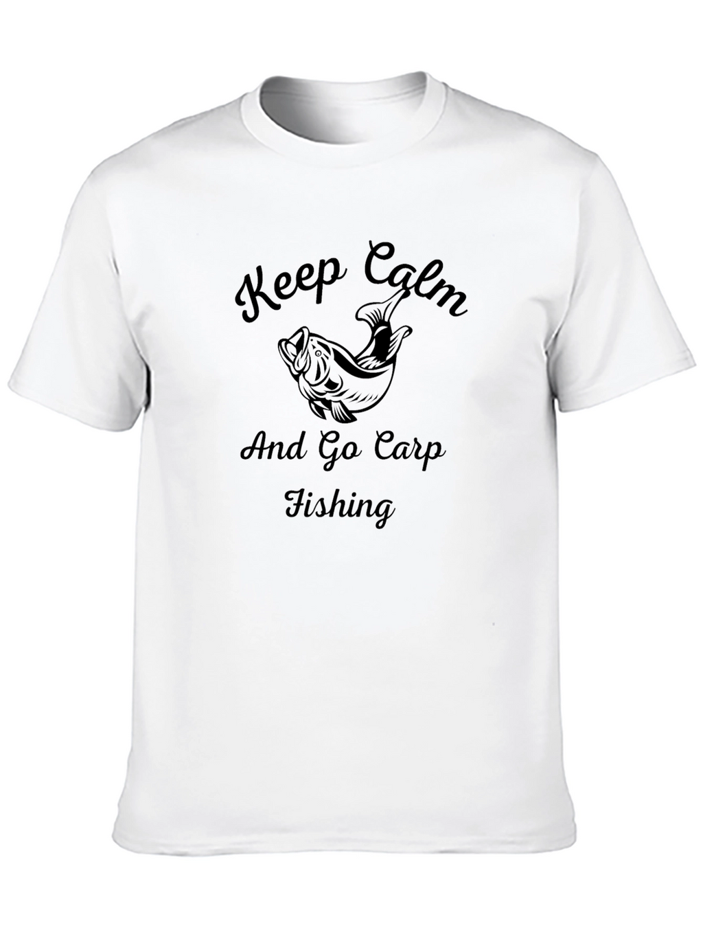 Keep Calm & Go Carp Fishing - Graphic T-Shirt