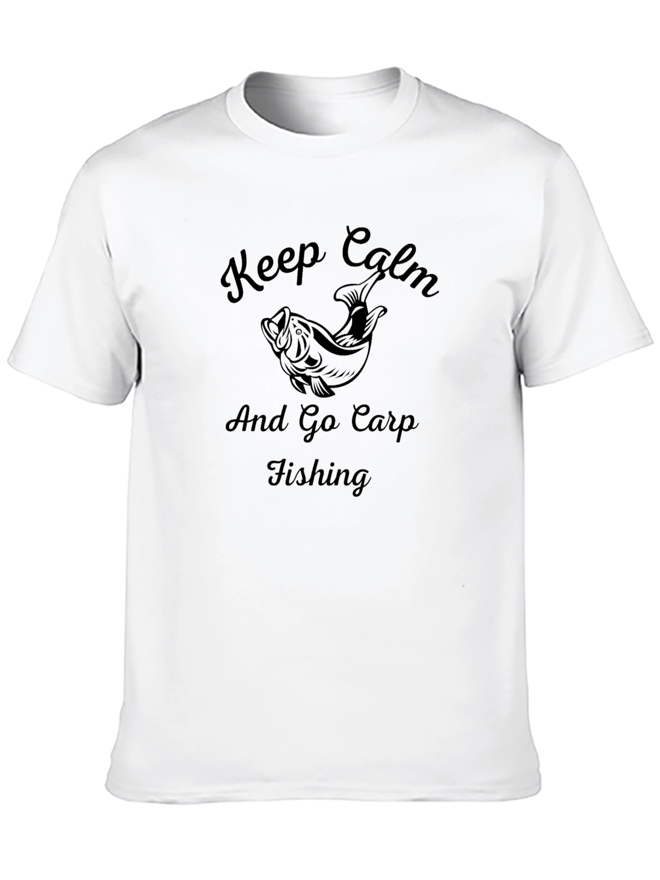 Keep Calm & Go Carp Fishing - Graphic T-Shirt