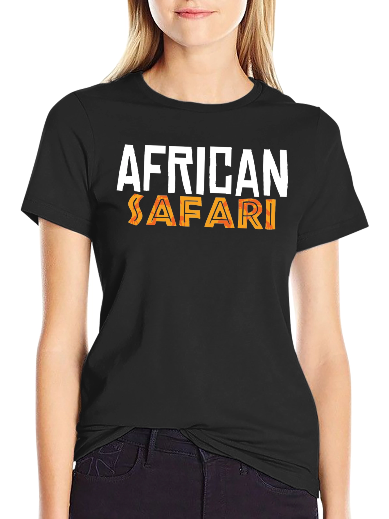 African Safari Graphic Tee - Short Sleeve Crew Neck