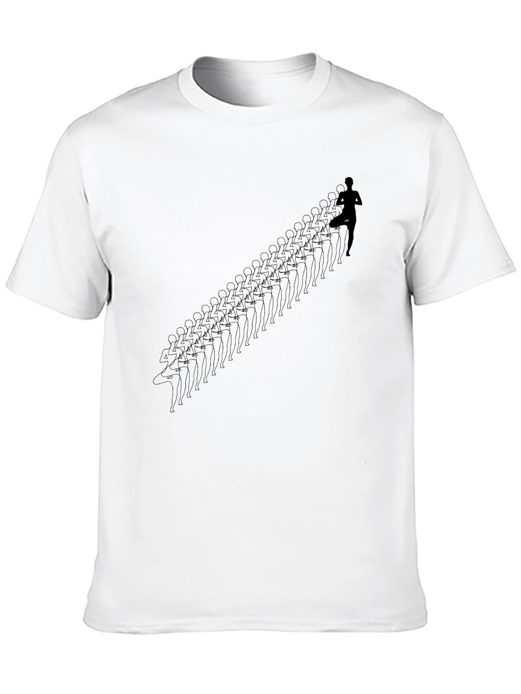 Running Man Silhouette T-Shirt