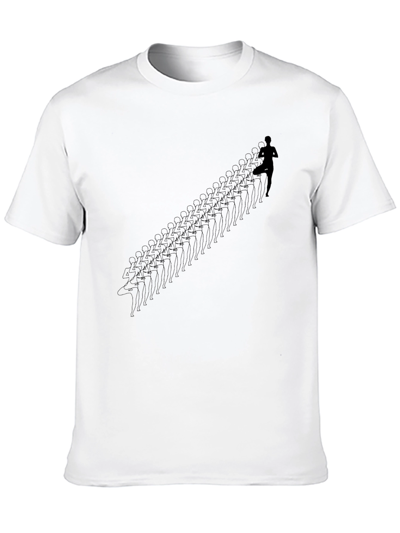 Running Man Silhouette T-Shirt