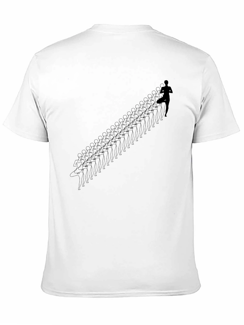 Running Man Silhouette T-Shirt