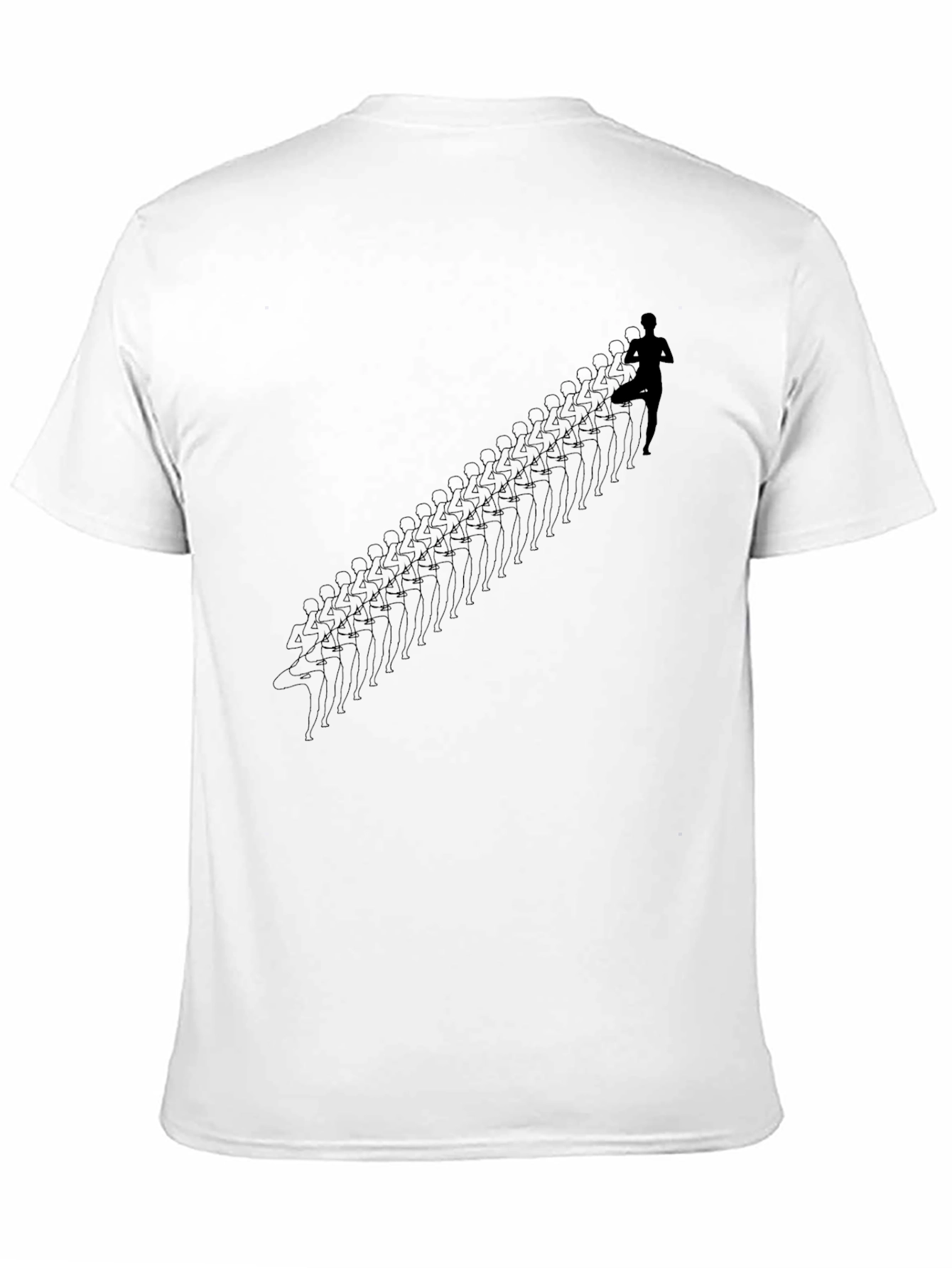 Running Man Silhouette T-Shirt