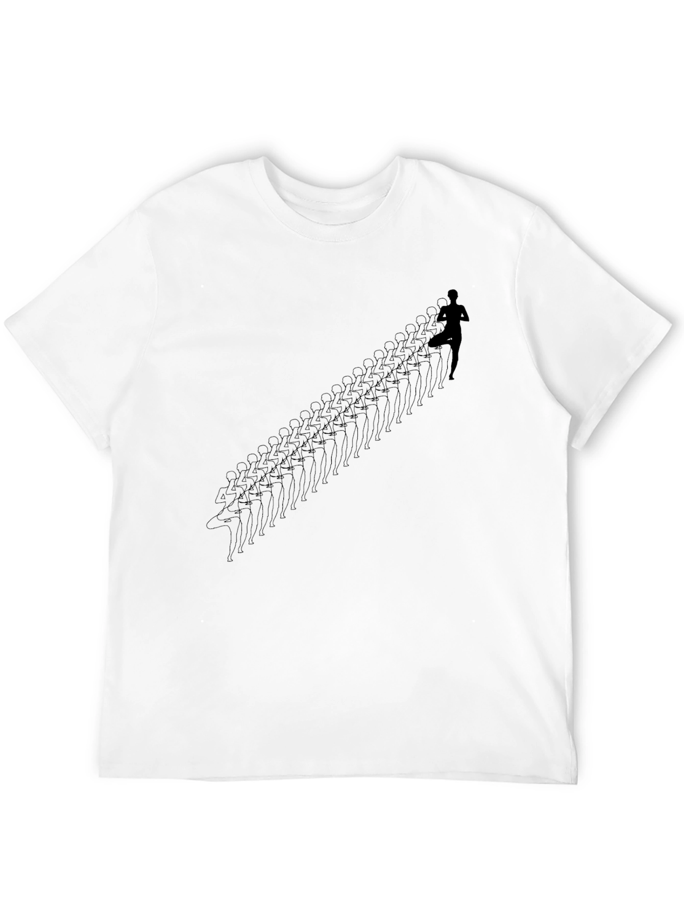 Running Man Silhouette T-Shirt