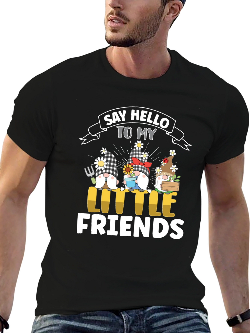 Say Hello to My Little Friends Gnome T-Shirt