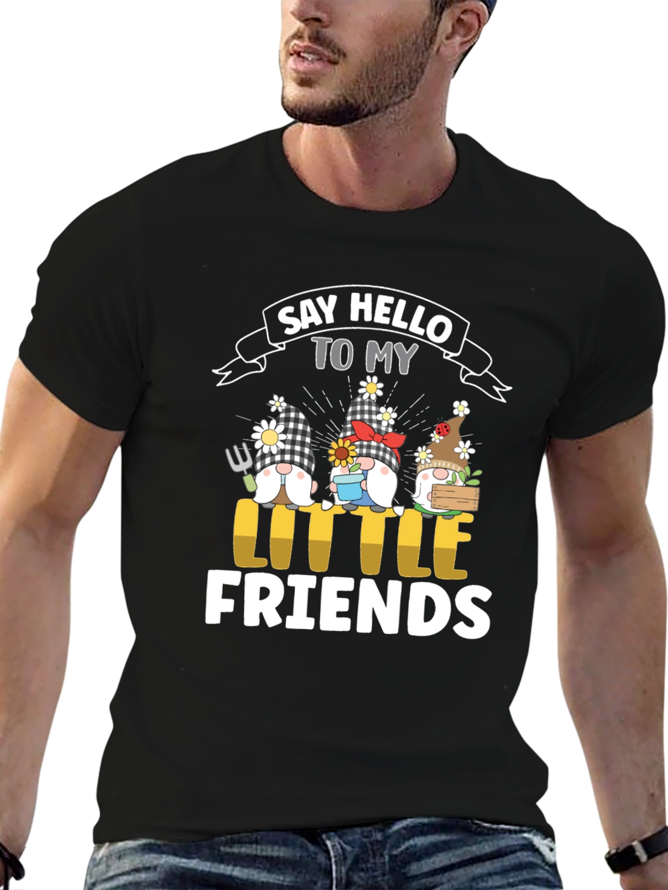 Say Hello to My Little Friends Gnome T-Shirt