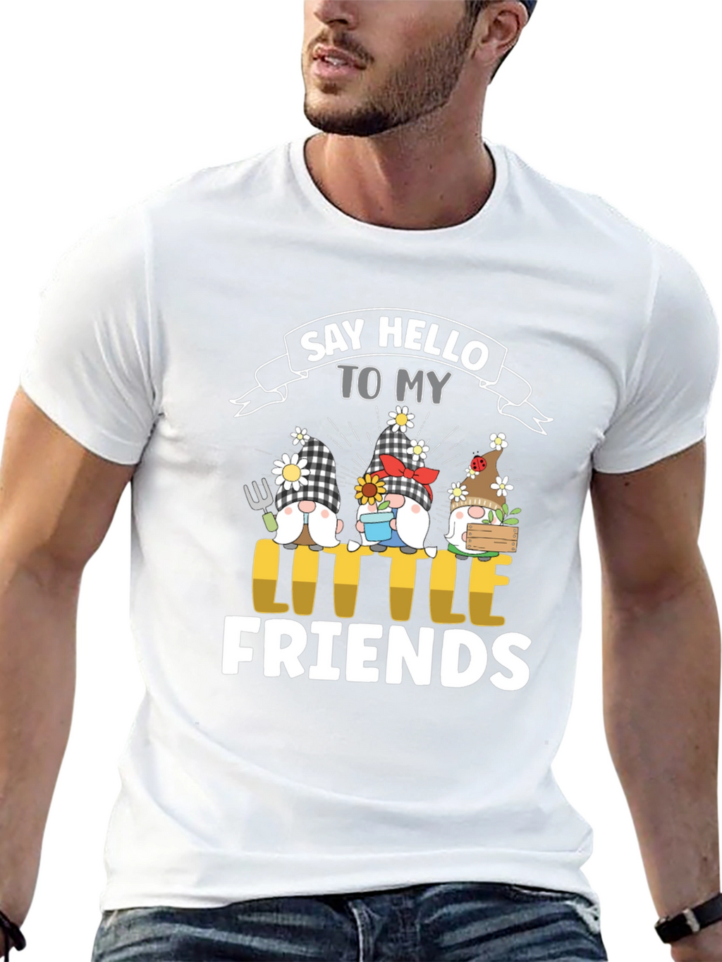 Say Hello to My Little Friends Gnome T-Shirt