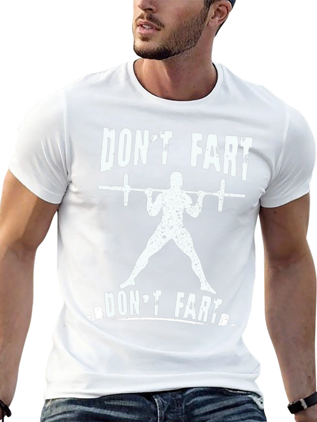 Dont Fart Gym T-Shirt - Funny Workout Tee