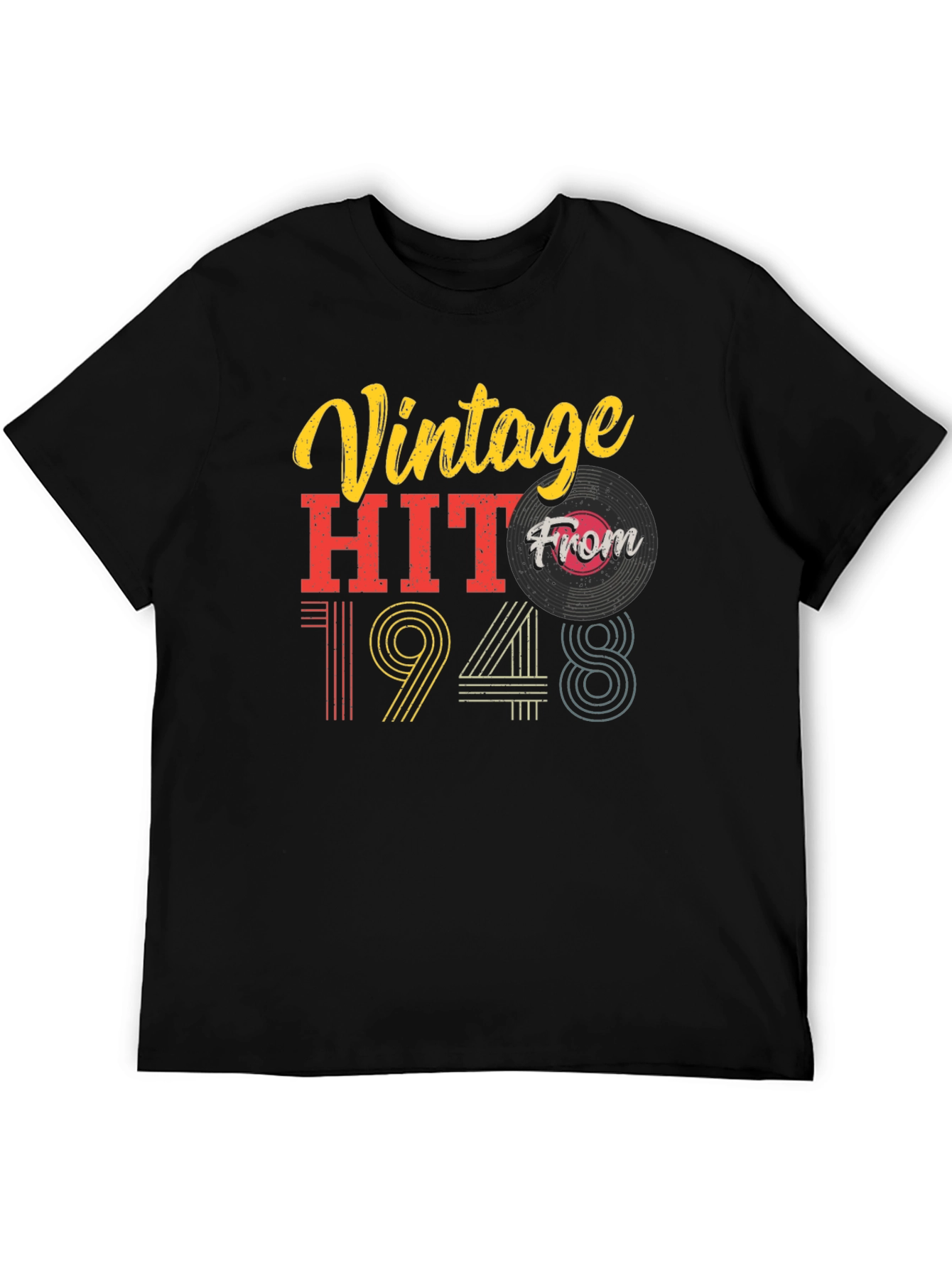 Vintage Hit From 1948 Black T-Shirt