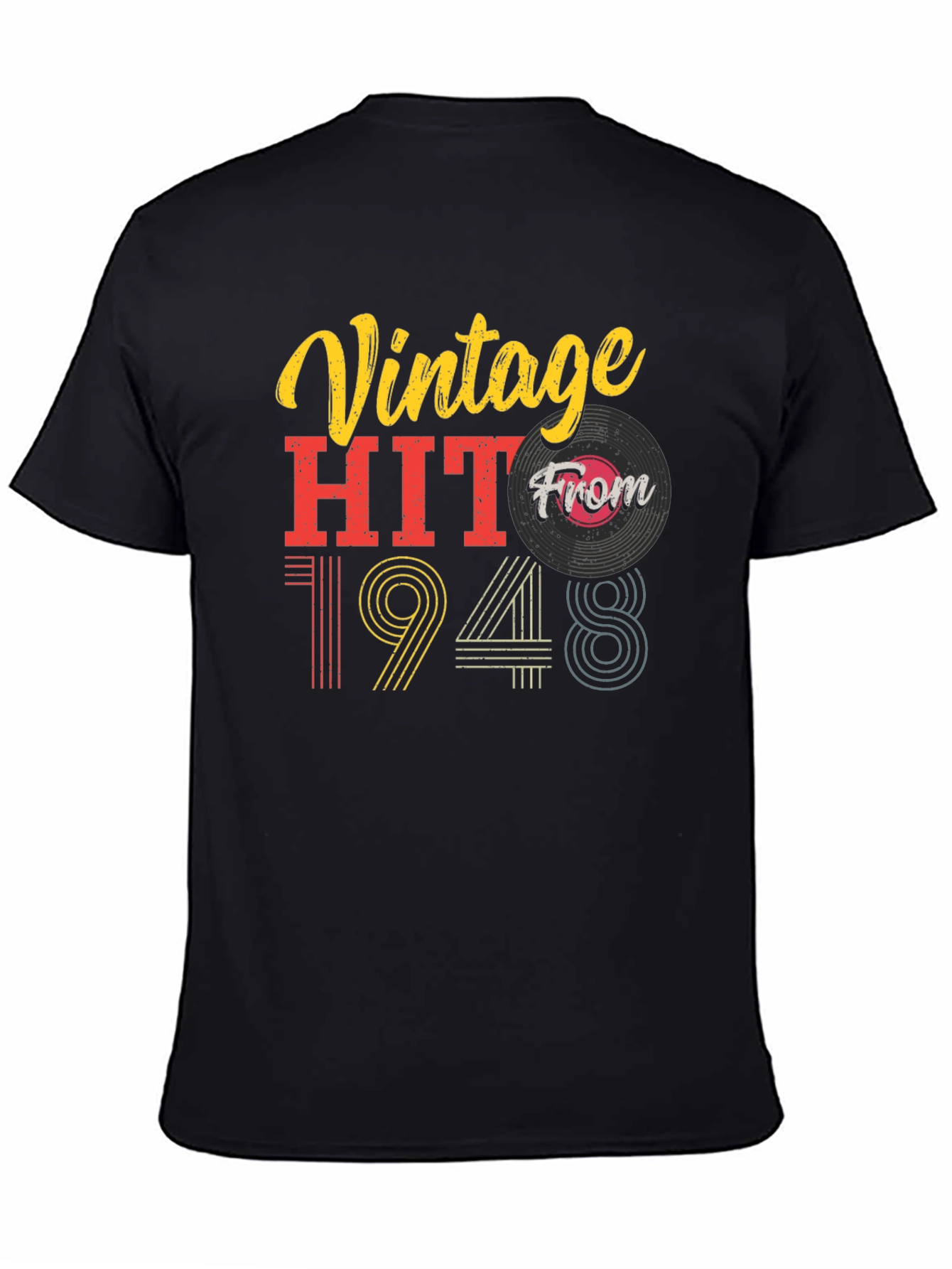 Vintage Hit From 1948 Black T-Shirt