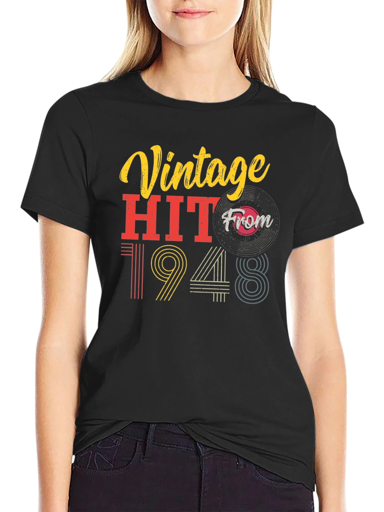 Vintage Hit From 1948 Black T-Shirt