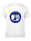 Black Tee with Circuit Design