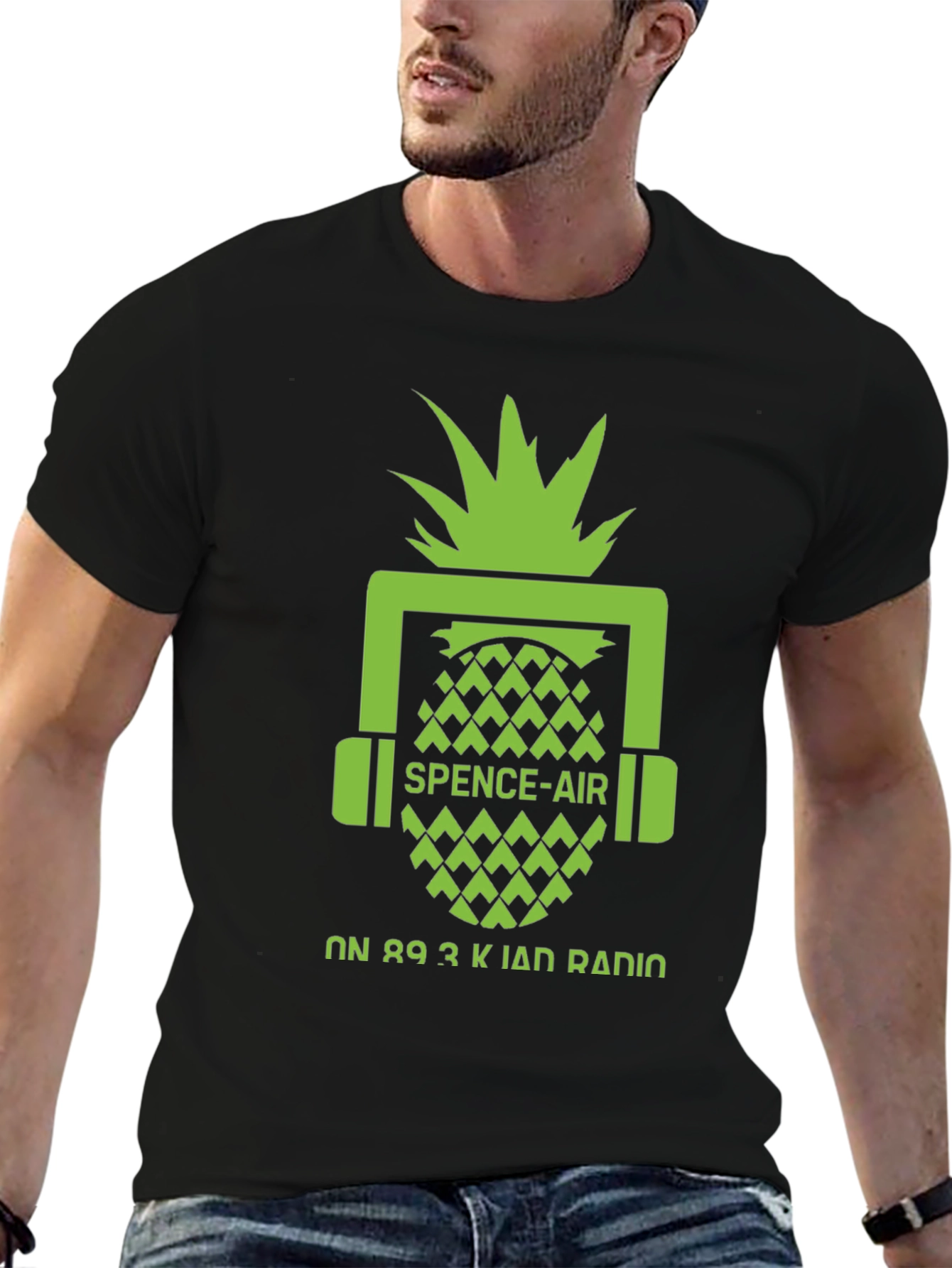 Spence-Air On 89.3 KIAN Radio Black T-Shirt