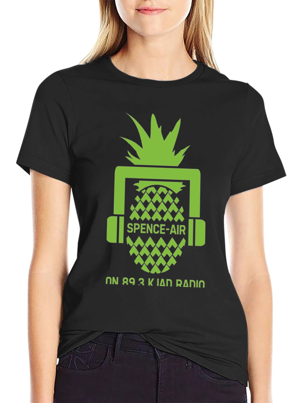 Spence-Air On 89.3 KIAN Radio Black T-Shirt
