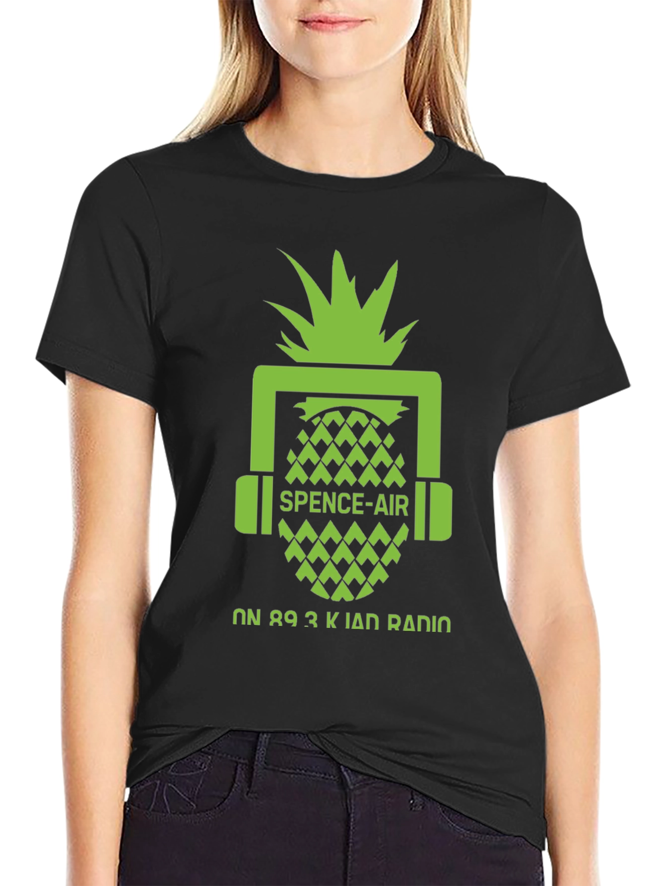 Spence-Air On 89.3 KIAN Radio Black T-Shirt