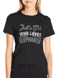 Elephant Lover T-Shirt - Graphic Tee