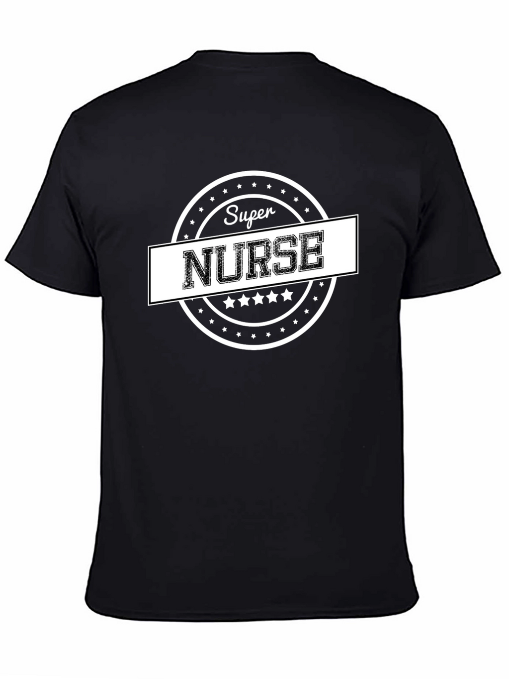 Super Nurse Graphic Tee - Premium Black Cotton T-Shirt