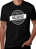 Super Nurse Graphic Tee - Premium Black Cotton T-Shirt