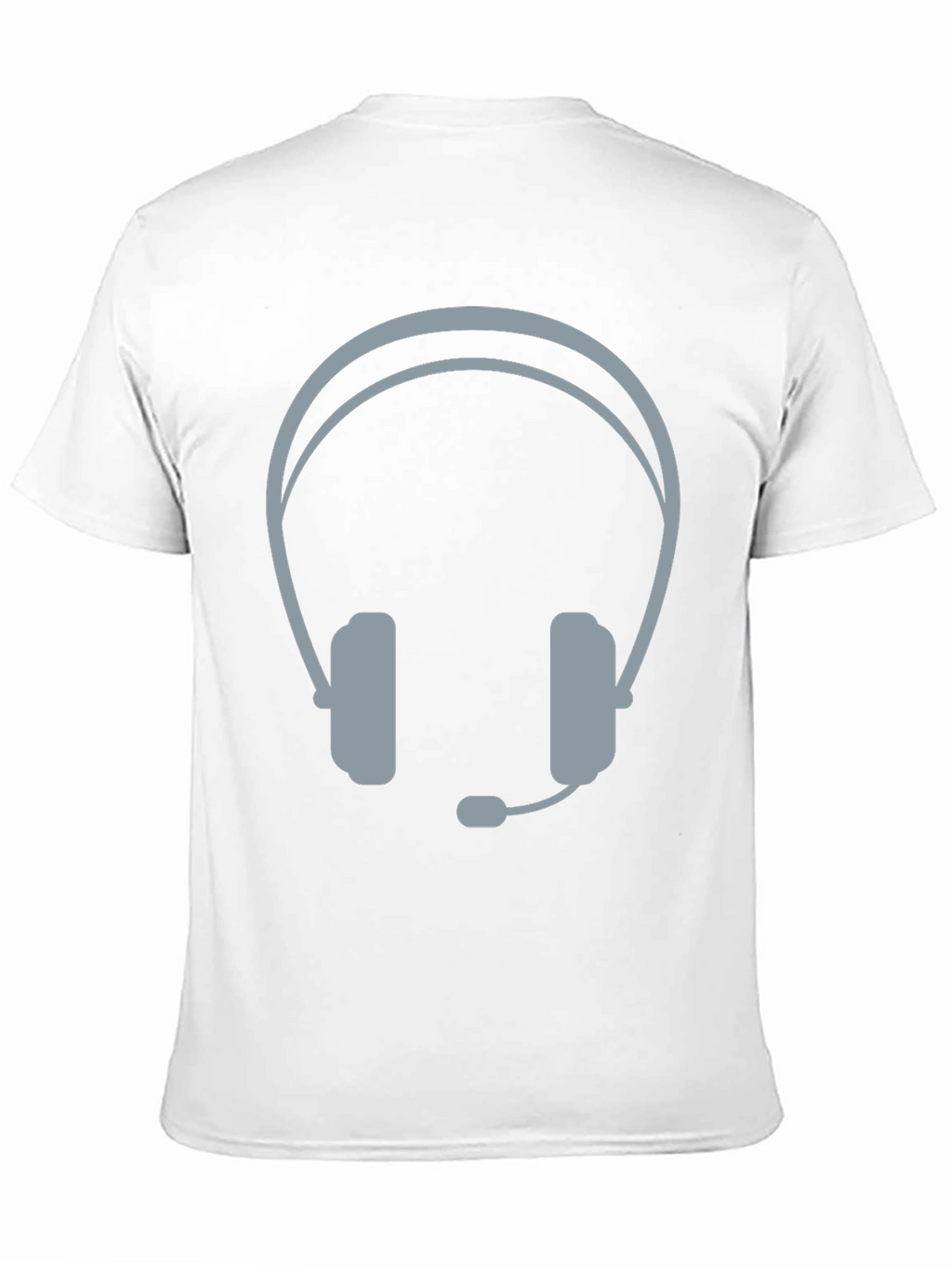 Gamer Headset Graphic T-Shirt - Black