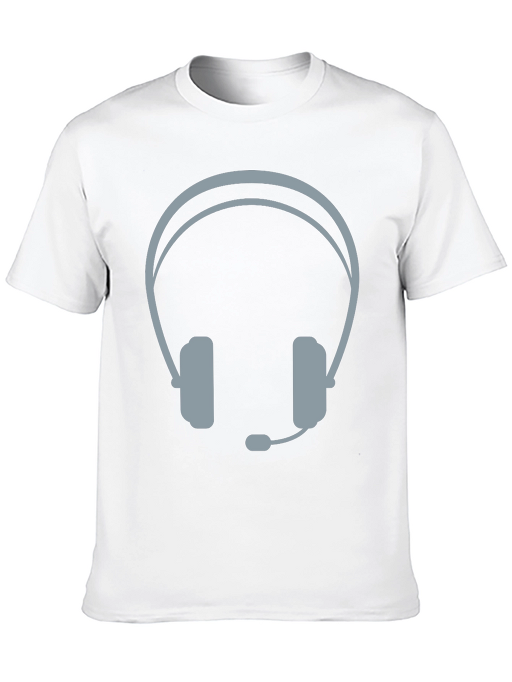 Gamer Headset Graphic T-Shirt - Black