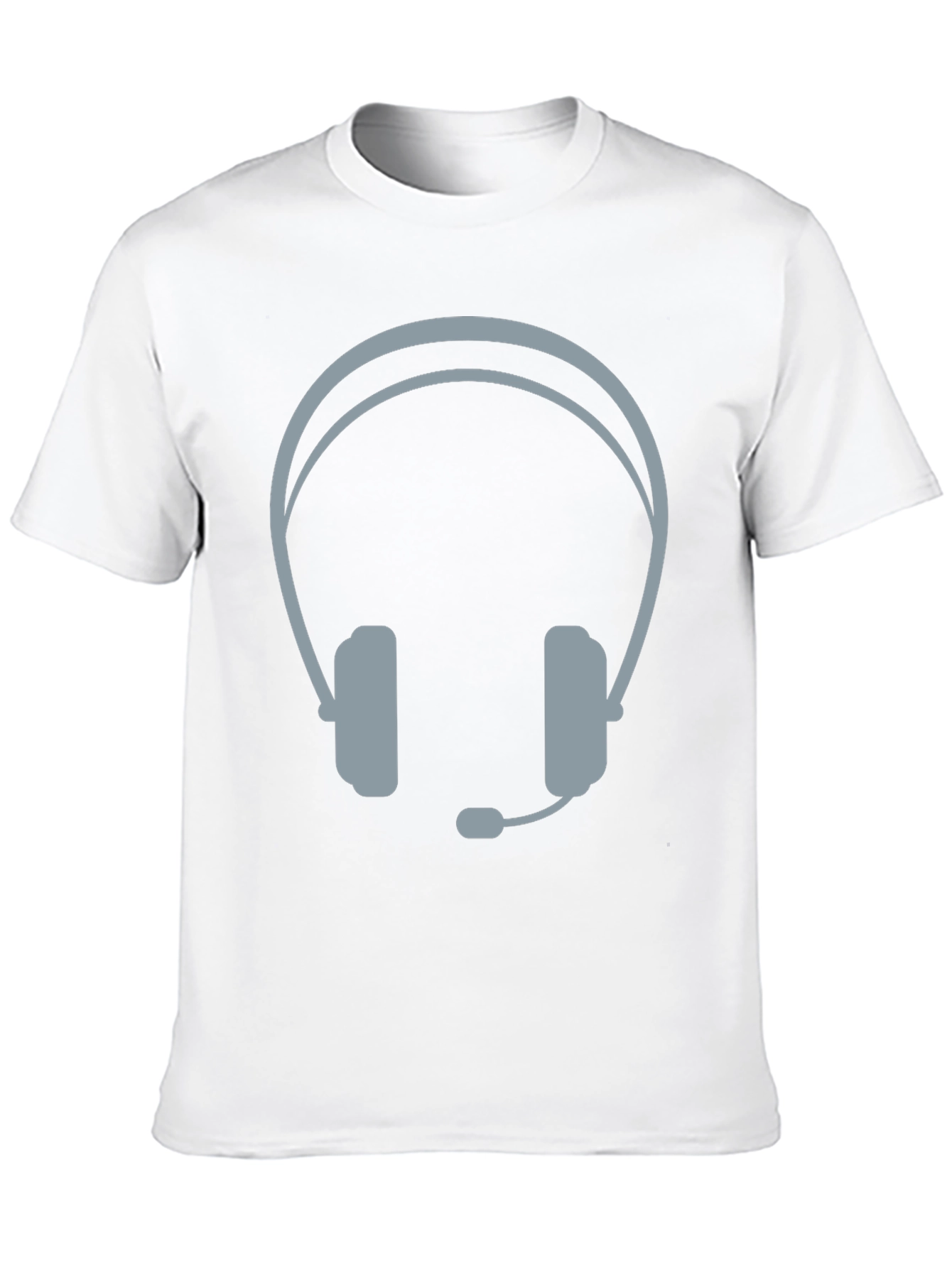 Gamer Headset Graphic T-Shirt - Black
