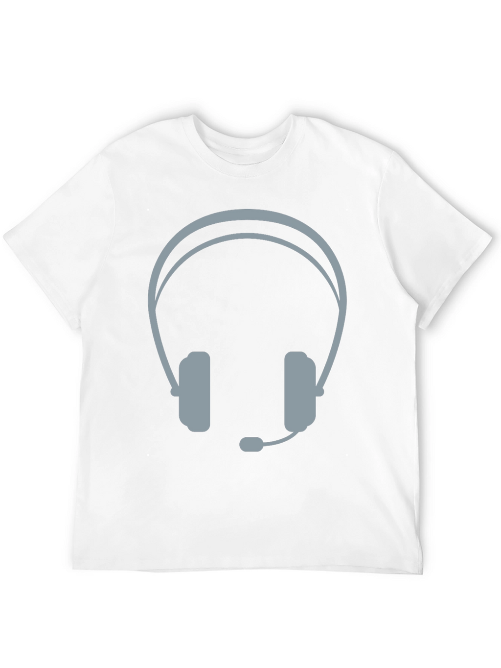 Gamer Headset Graphic T-Shirt - Black