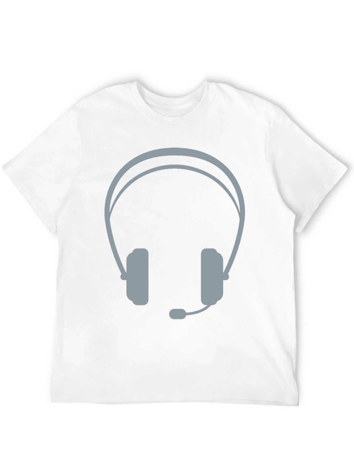 Gamer Headset Graphic T-Shirt - Black