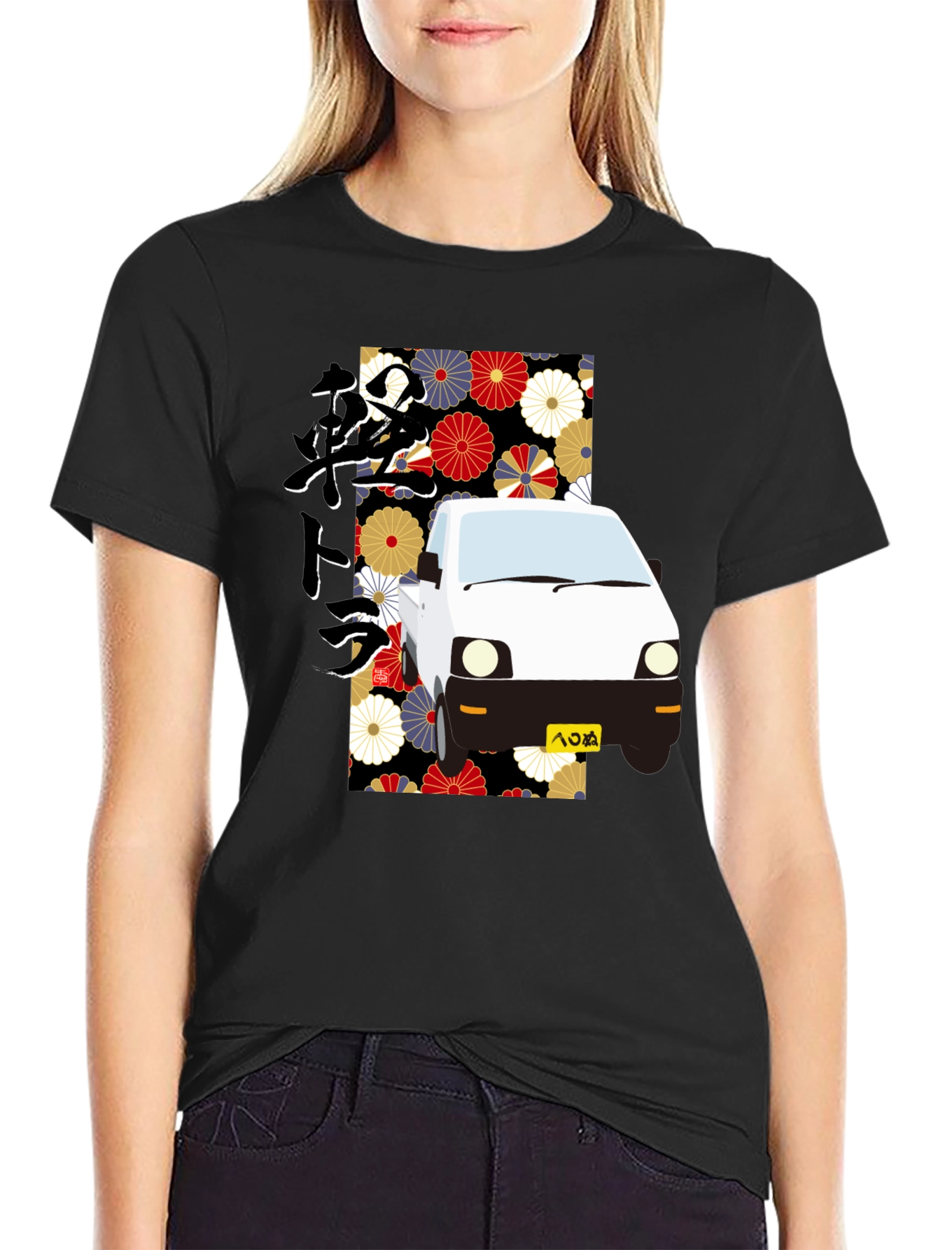 Japanese Kei Truck Floral T-Shirt