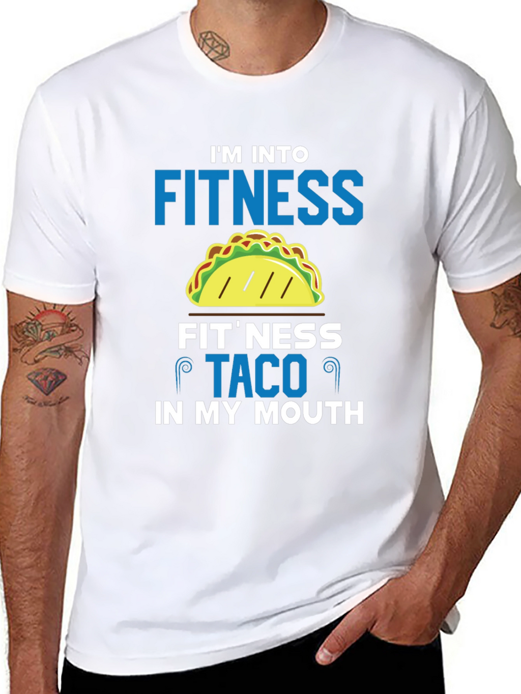 Fitness Taco T-Shirt - Funny Foodie Workout Tee
