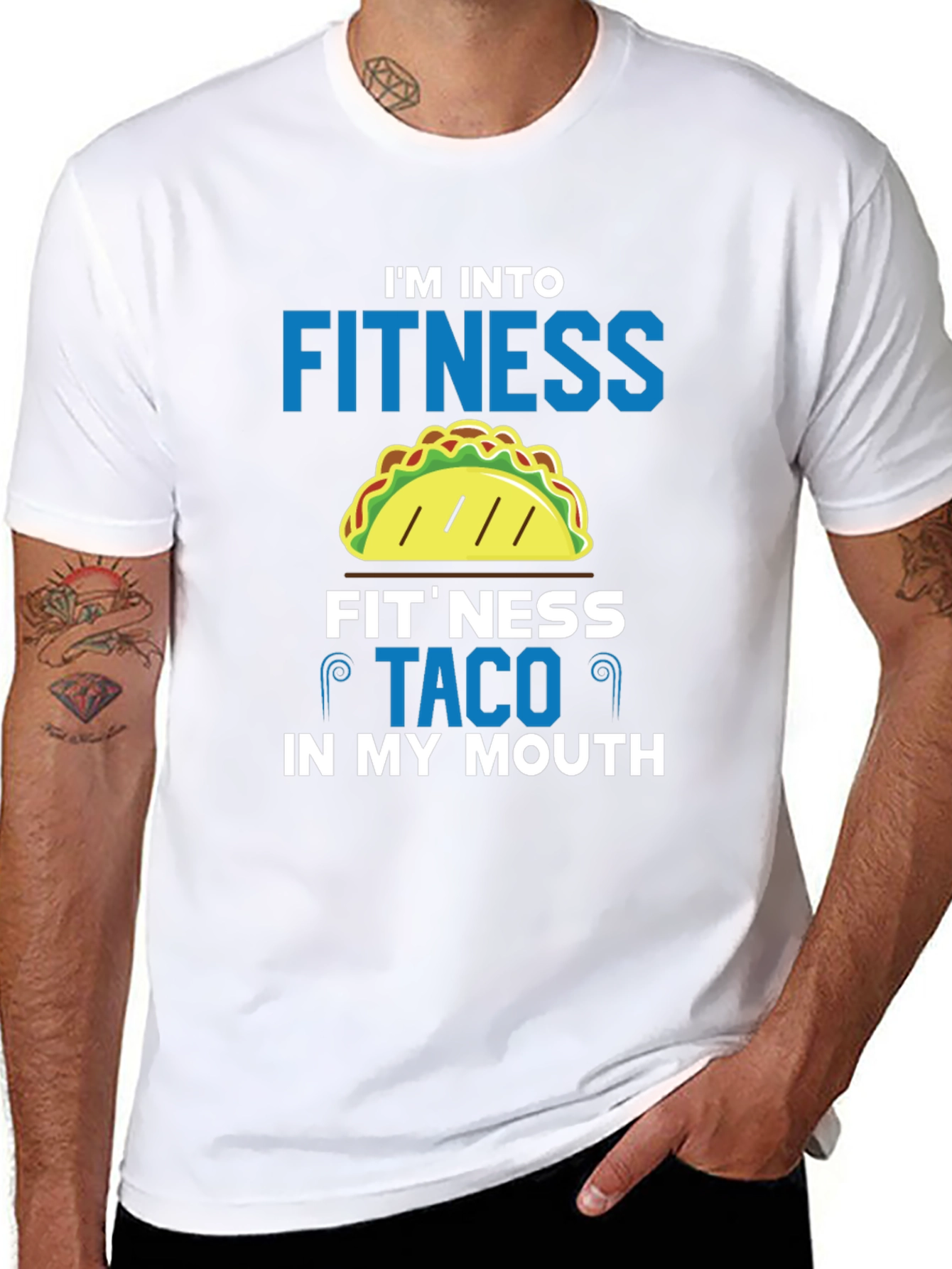 Fitness Taco T-Shirt - Funny Foodie Workout Tee