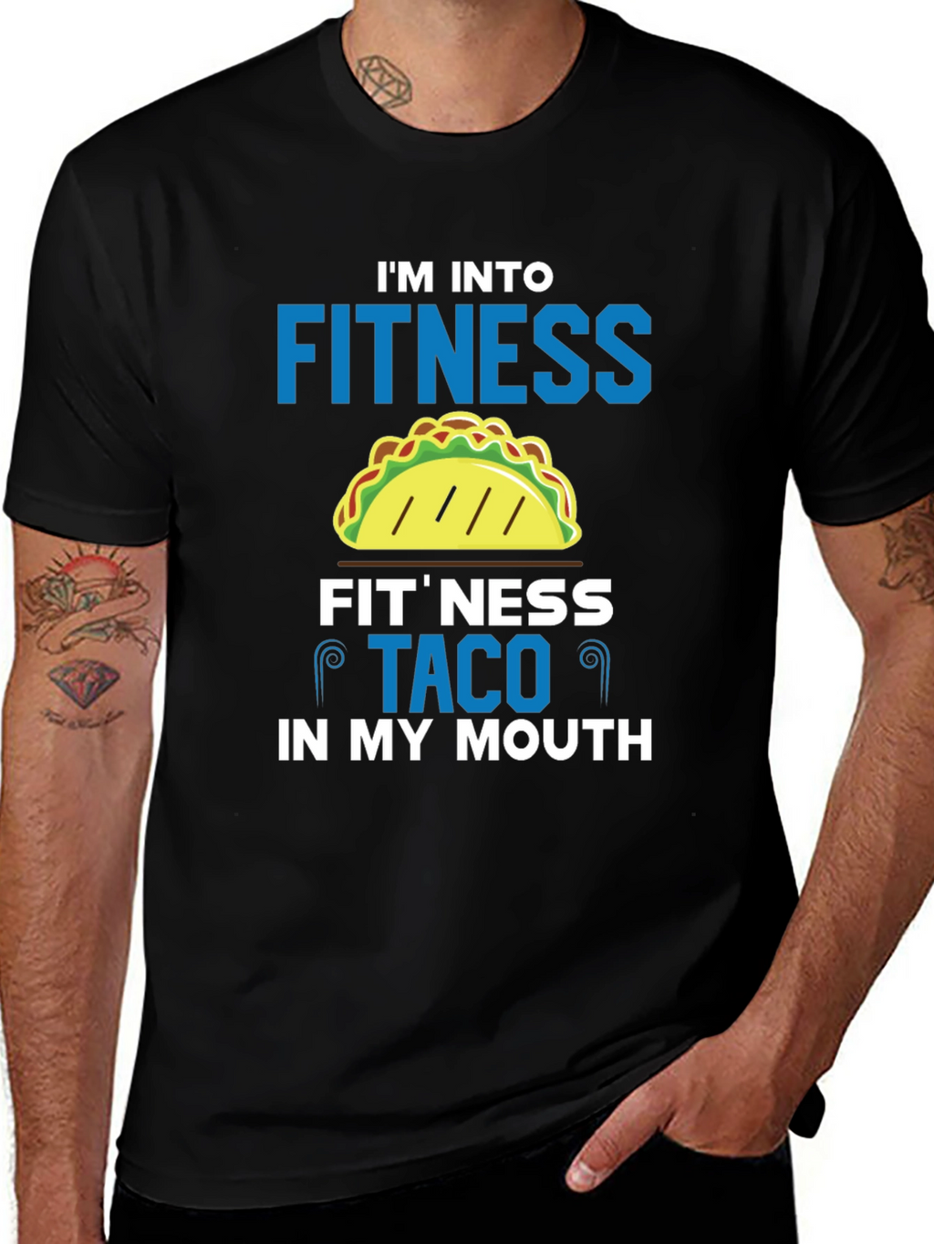 Fitness Taco T-Shirt - Funny Foodie Workout Tee