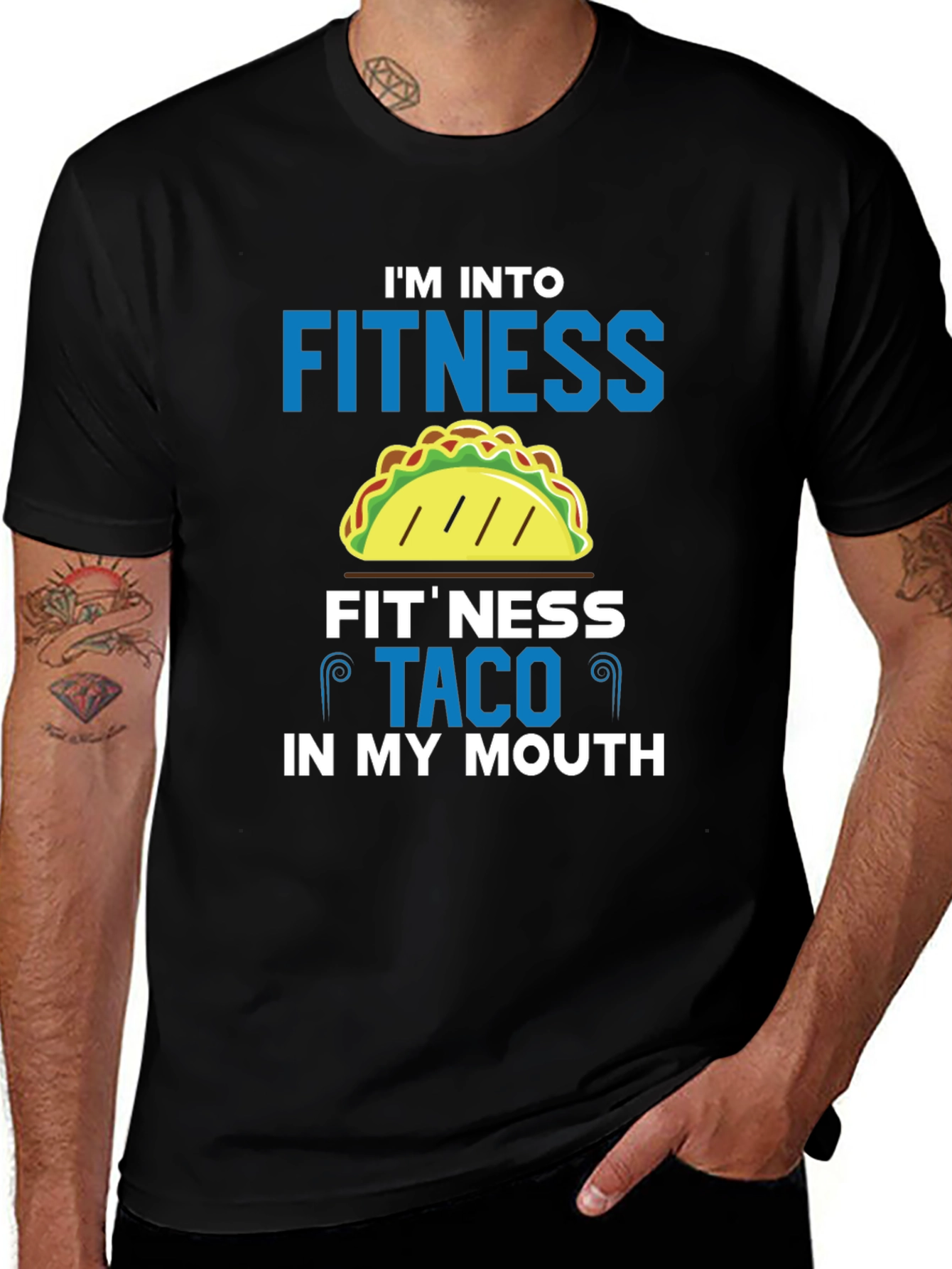 Fitness Taco T-Shirt - Funny Foodie Workout Tee