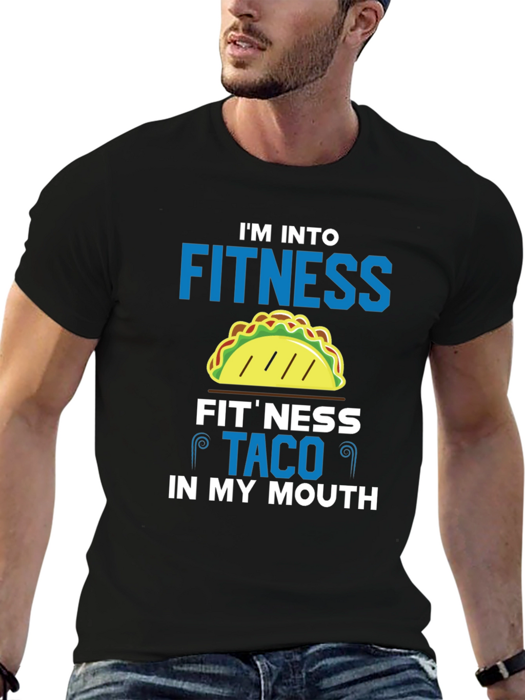Fitness Taco T-Shirt - Funny Foodie Workout Tee