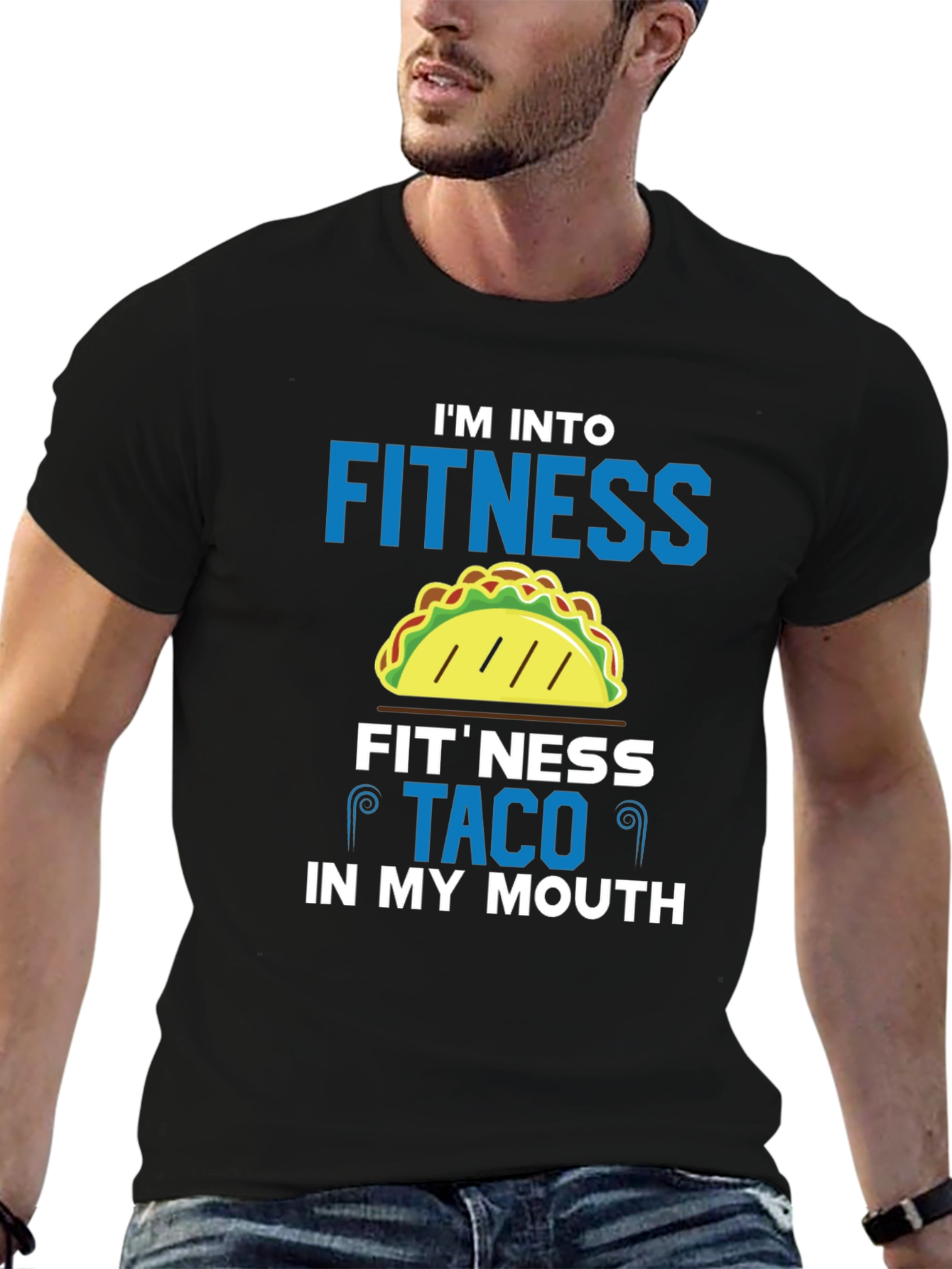 Fitness Taco T-Shirt - Funny Foodie Workout Tee