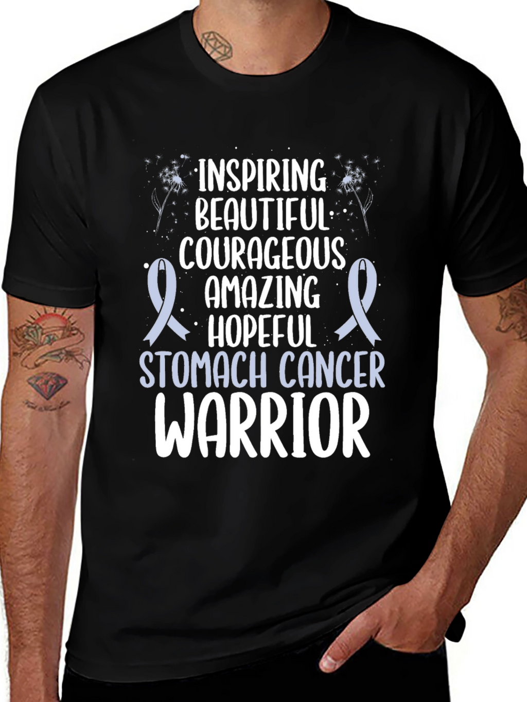 Stomach Cancer Warrior T-Shirt