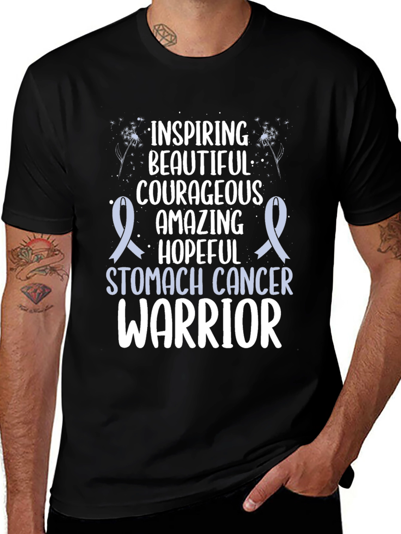 Stomach Cancer Warrior T-Shirt