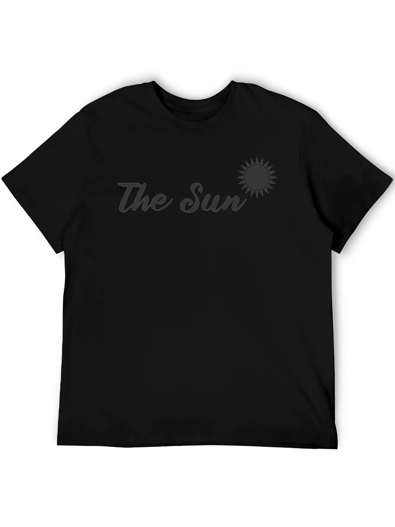 The Sun Graphic Tee - Stylish Mens Casual Shirt