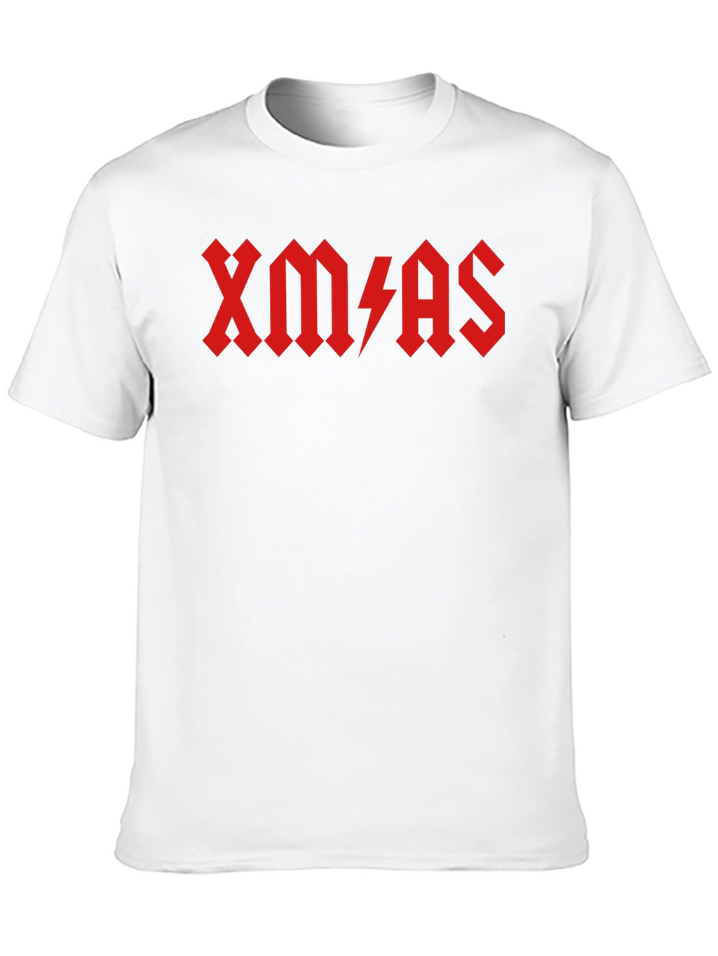 XMAS AC/DC Style Black T-Shirt