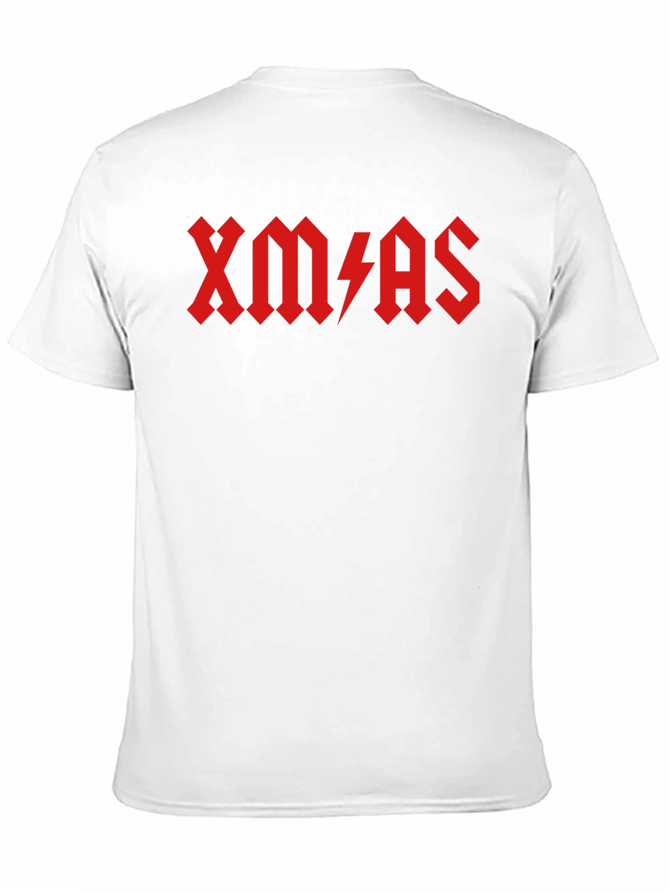 XMAS AC/DC Style Black T-Shirt