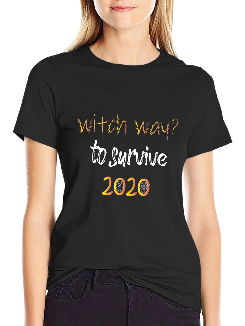 Witch Way To Survive 2020 Novelty T-Shirt