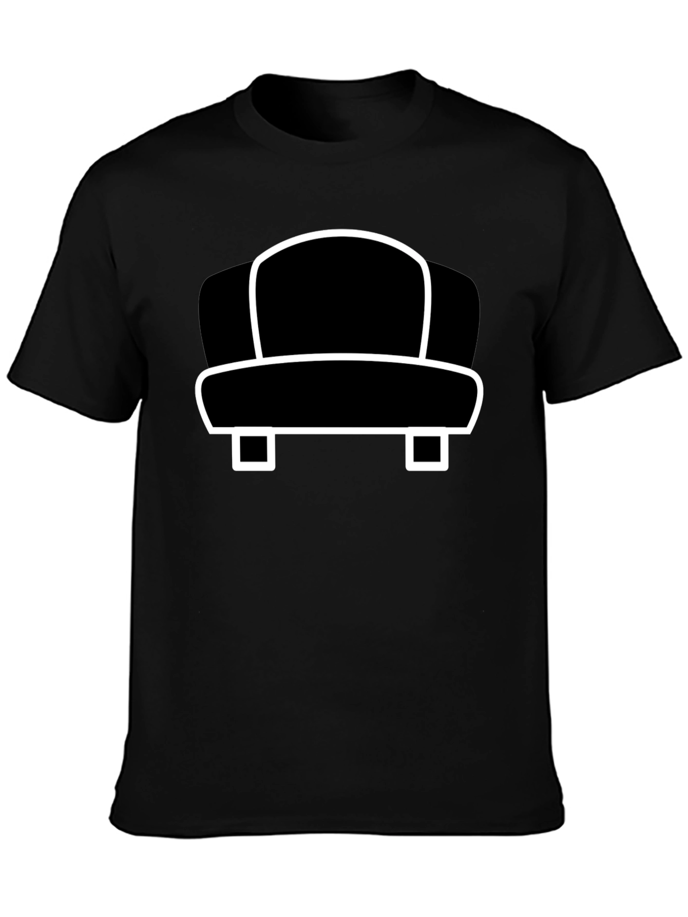 Modern Chair Graphic Tee - Black