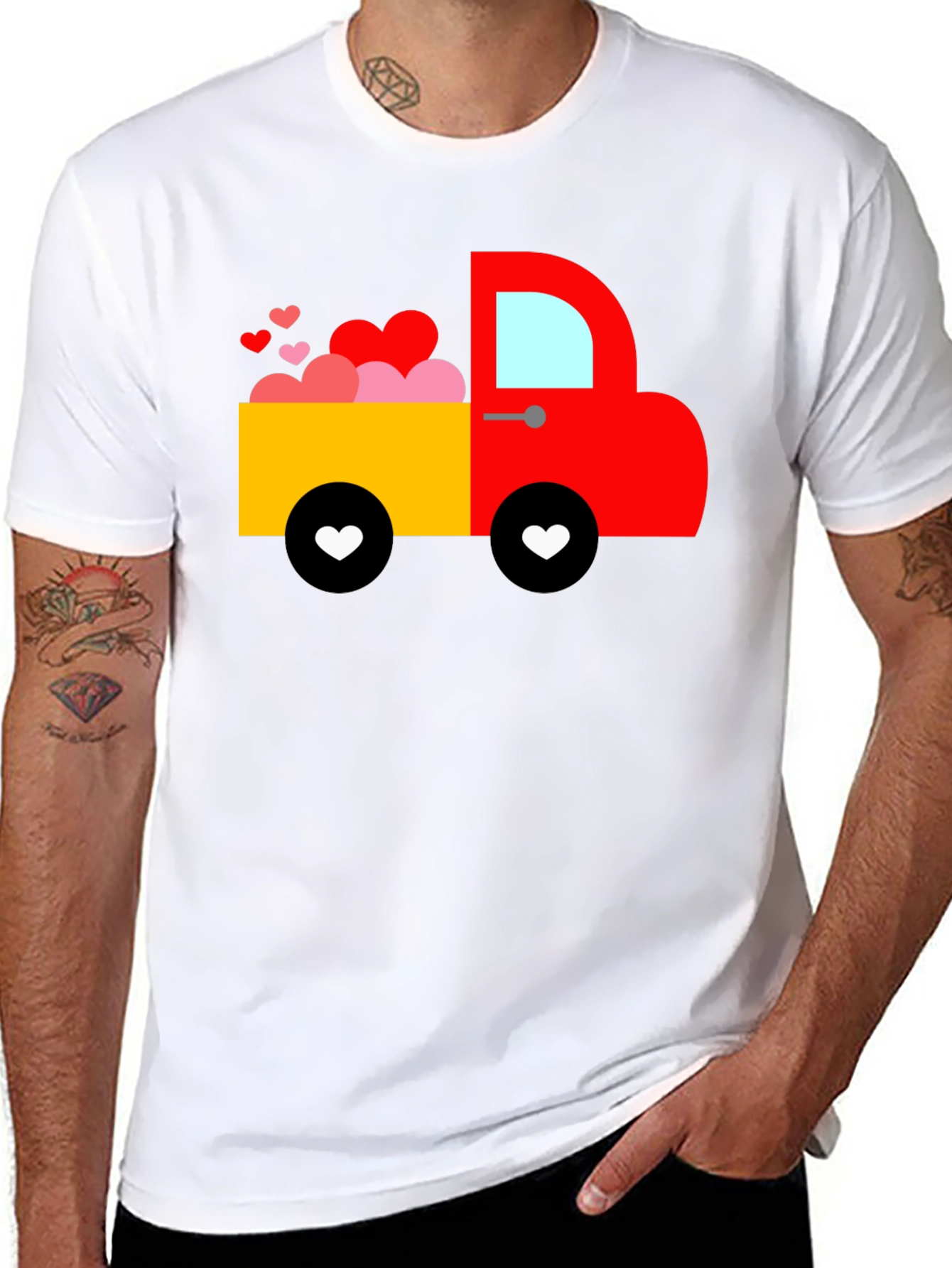 Valentines Day Truck T-Shirt