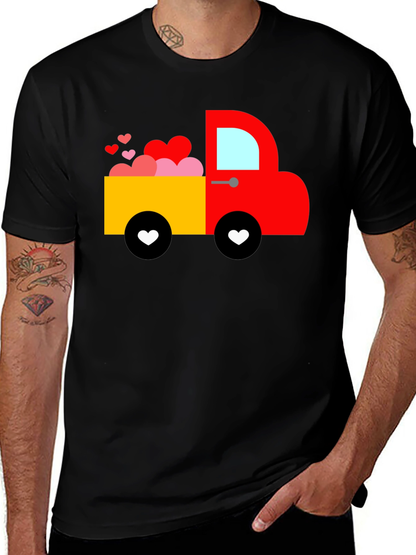 Valentines Day Truck T-Shirt